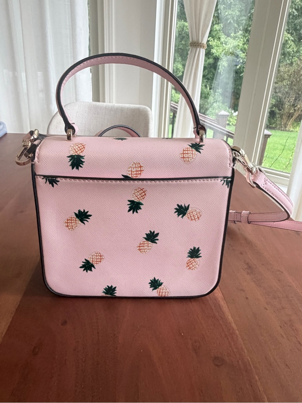 🍍💕 Kate Spade Pink Pineapple Crossbody 🍍 NWOT ✨ Discontinued & HTF 💕 - Picture 4 of 9